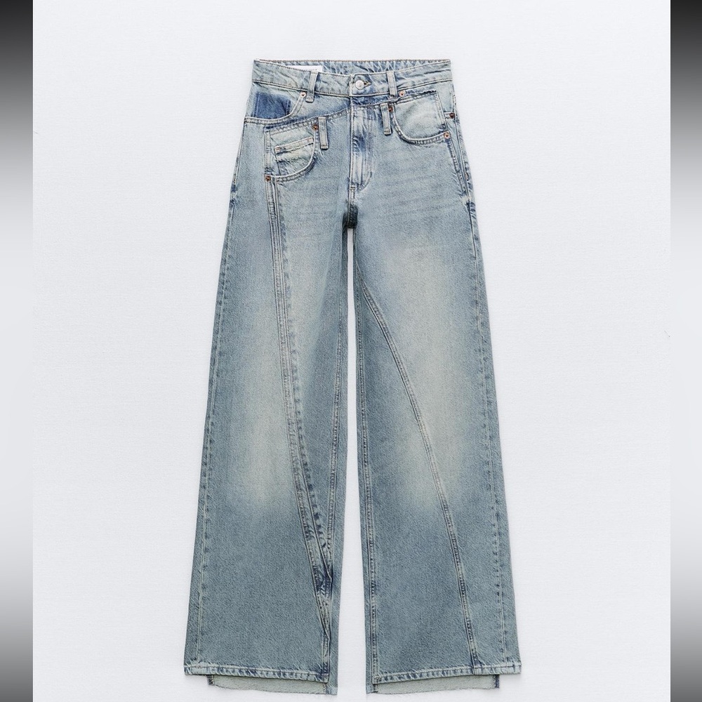 Zara Double Waist Jeans